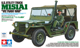 Bild von Tamiya Ford M151A1 Vietnam Krieg Modellbau Set 1:35